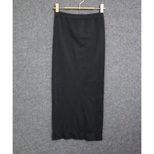 Commando Skirt Women Small Black Pencil Midi Stretch 30" Work Office Corp EUC